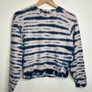 Rails Ramona Striped Indigo Tie Dye Sweatshirt